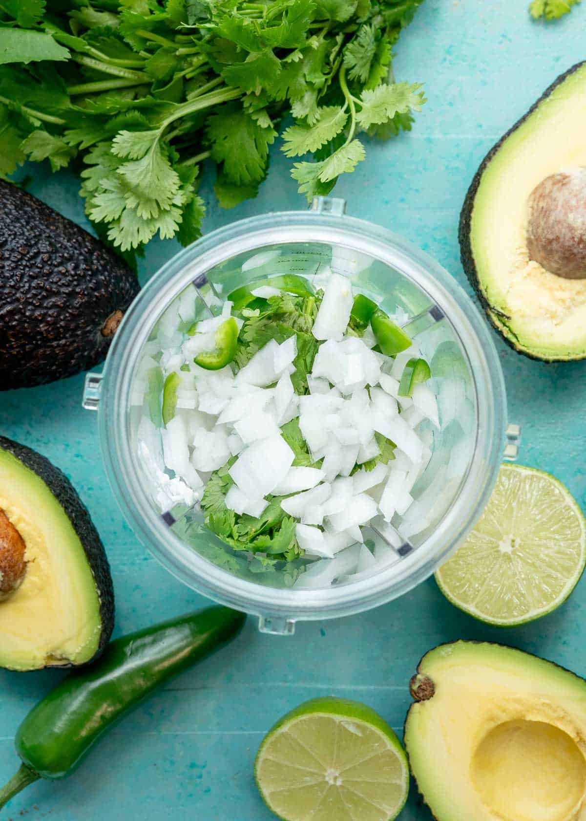 creamy avocado crema with cilantro and lime