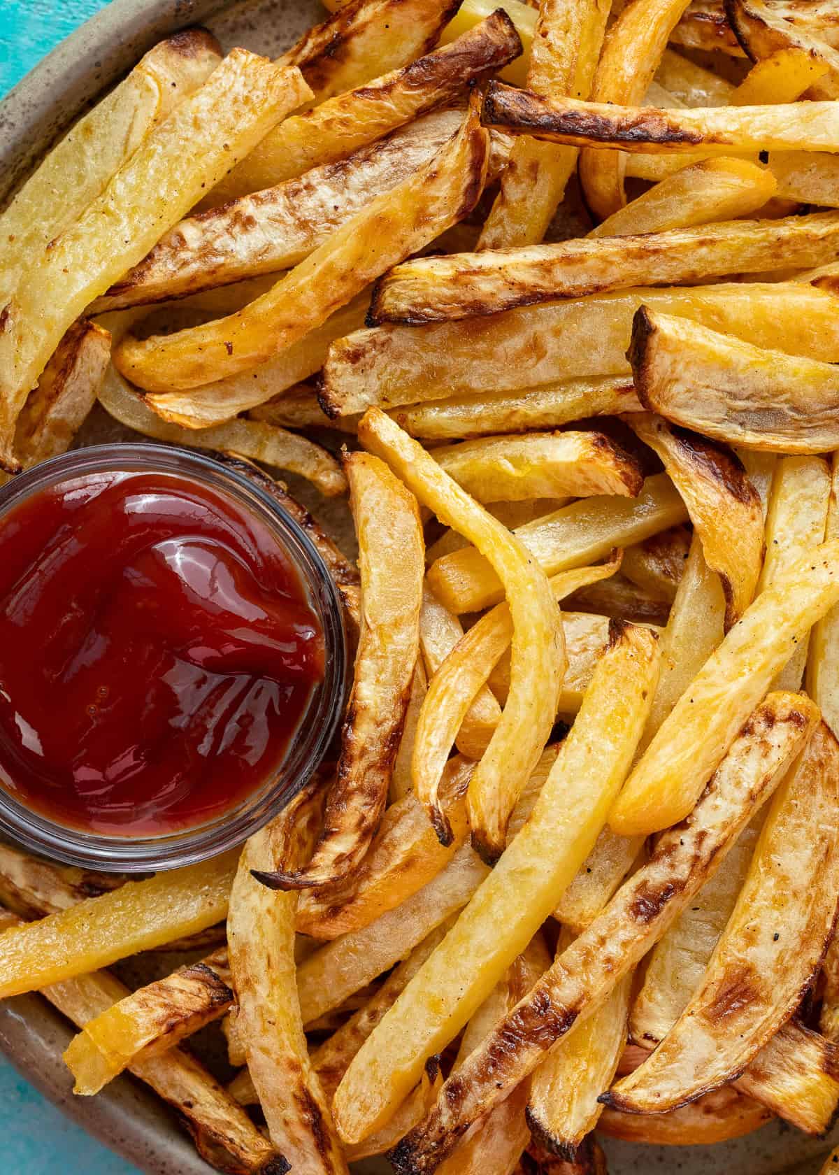 keto fries on a plate